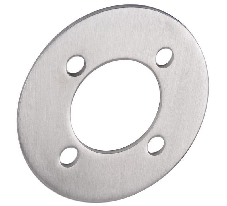 Smetplaat tbv SKG3 cilinderrozet voor oplegslot mat chroom