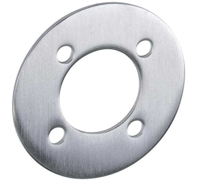 Smetplaat tbv SKG3 cilinderrozet voor oplegslot mat nikkel PVD