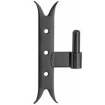 Plaatduim DIN Li zwaluwstaart 190mm ijzer zwart