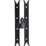 Paumelle Zwaluw DIN Links 350mm ijzer zwart