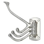 Hoedhaak Wende draaibaar glans chroom