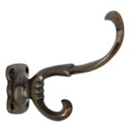 Hoedhaak Ross Messing antiek brons