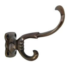 Hoedhaak Ross Messing antiek brons