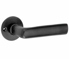 Deurkruk op rozet Hamburg ijzer zwart