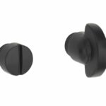 WC-olive 8 mm Hamburg ijzer zwart