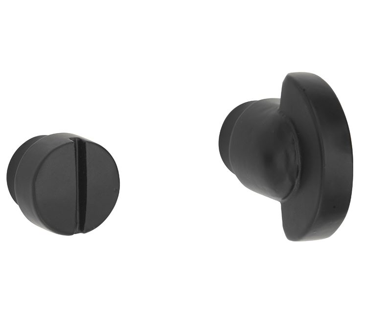 WC-olive 8 mm Hamburg ijzer zwart