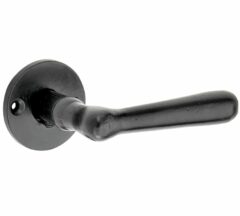 Deurkruk op rozet Edam ijzer zwart