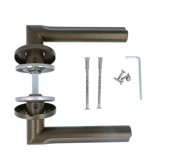 Deurkruk ECLIPSE DR103-G op rozet brons