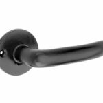 Deurkruk op rozet Berlin ijzer zwart