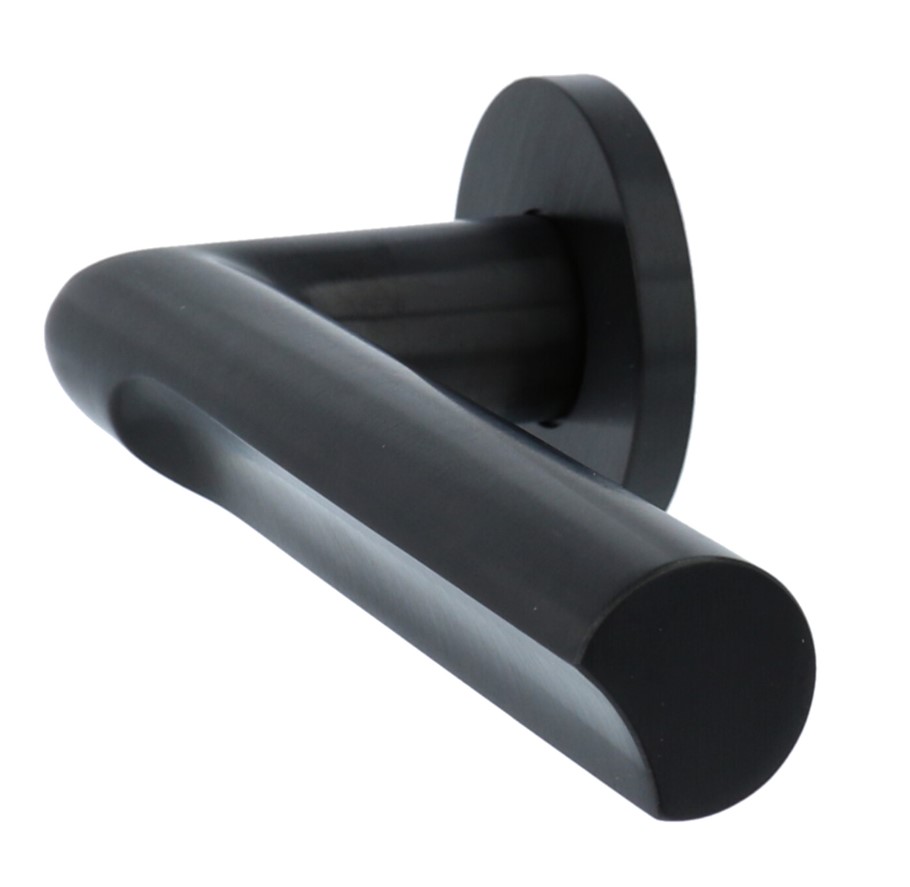 Deurkruk ECLIPSE DR103-G op rozet PVD mat zwart