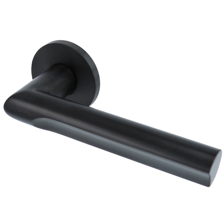 Deurkruk ECLIPSE DR103-G op rozet PVD mat zwart