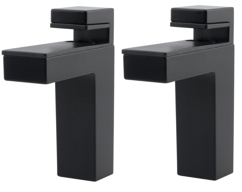 Glas/Plankdrager Angolo Maxi 8-50 mm zwart