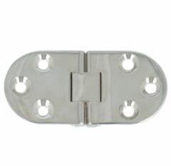 Klepscharnier ovaal 30x67 mm chroom