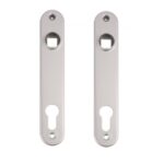 Afdekplaat PC92 voor insteeksloten RVS 2 stuks