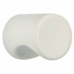 Knop rond 22 mm wit