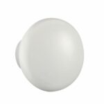 Knop champignon 36 mm wit