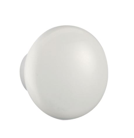 Knop champignon 36 mm wit