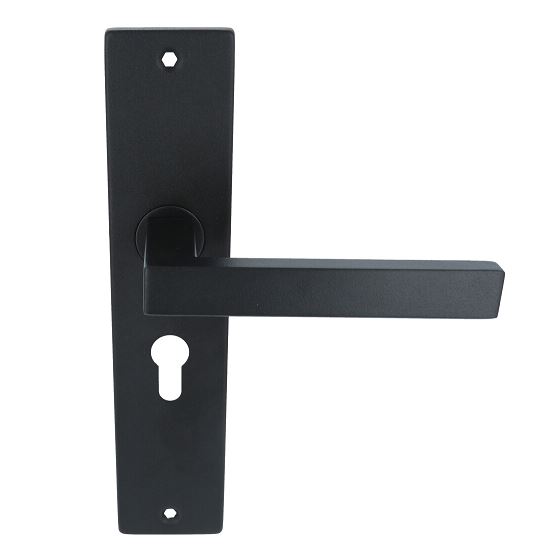 Deurkruk Basis Vierkant Zwart Op Schild PC55