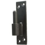 Plaatduim Recht 14 mm Zwart