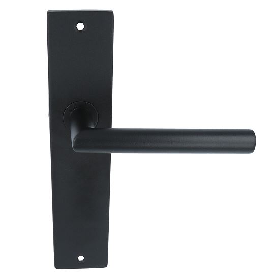 Deurkruk Basis Rond Zwart Op Schild Blind