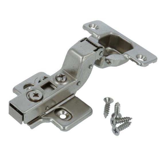 Keukenscharnier, softclose, vernikkeld, tbv invallende deurtjes - Afbeelding 2