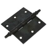 Deurscharnier 89 x 89 mm, ijzer zwart vaastoren