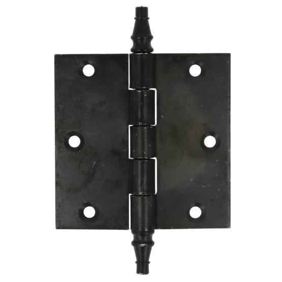 Deurscharnier 89 x 89 mm, ijzer zwart vaastoren - Afbeelding 2