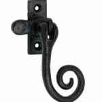 Raamboom Met Sluitplaat Curl ijzer zwart