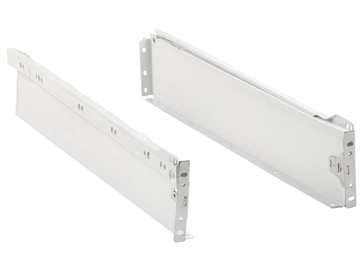 Paar ladegeleiders 40 cm wit Mod. 30