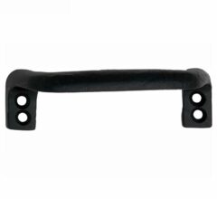 Raamgreep Haags model 100mm ijzer zwart