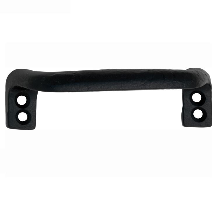 Raamgreep Haags model 100mm ijzer zwart