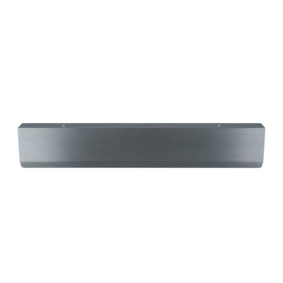 Bovengreep aluminium antraciet 200x36 mm - Afbeelding 4