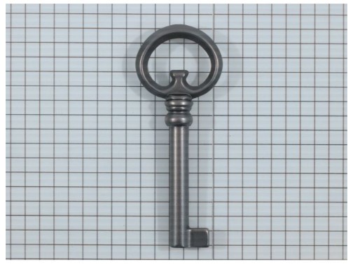 Sleutel zamak ijzerkleurig 80 mm - Afbeelding 2