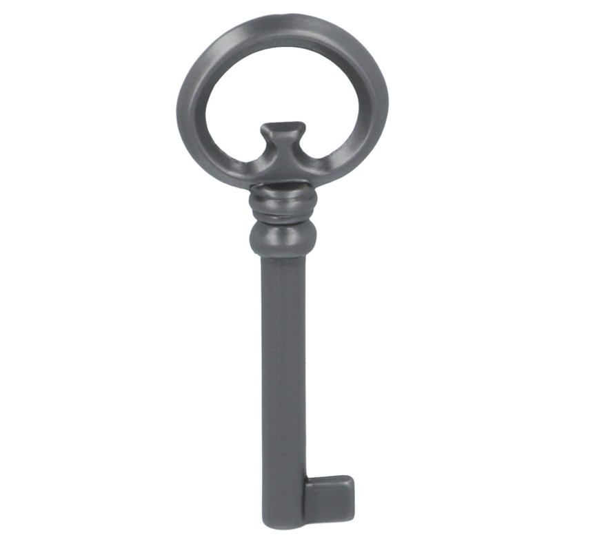 Sleutel zamak ijzerkleurig 80 mm