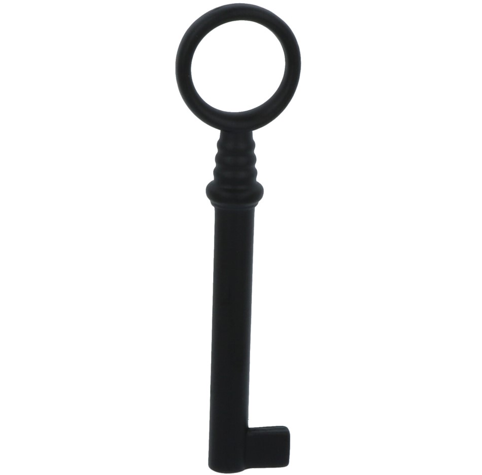 Sleutel zamak mat zwart 78 mm