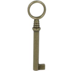Sleutel zamak brons antiek 78 mm