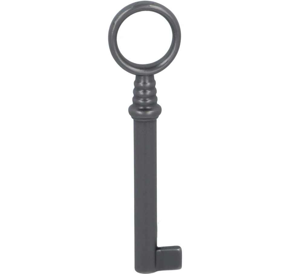 Sleutel zamak ijzerkleurig 78 mm