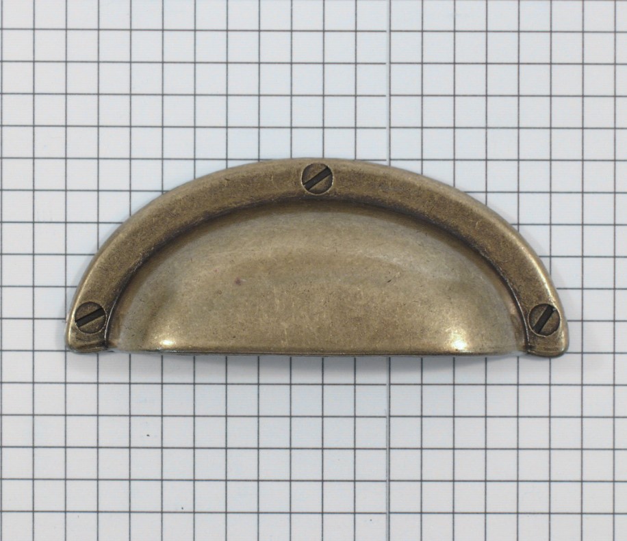 Komgreep brons antiek 32 mm