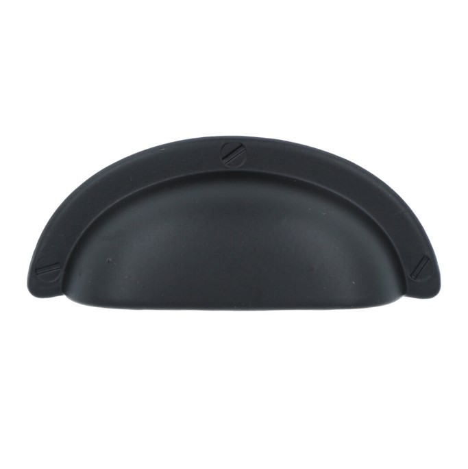 Komgreep mat zwart 32 mm