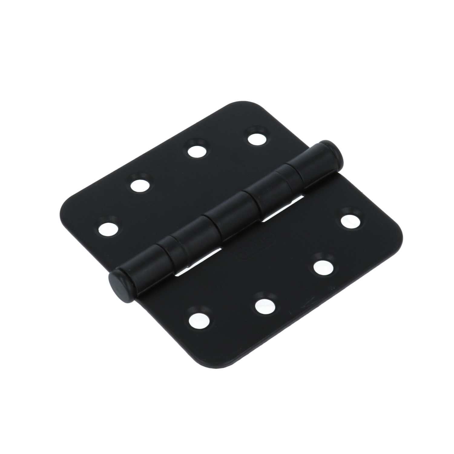 Kogellagerscharnier 89x89 mm ronde hoek zwart - Afbeelding 2