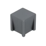 Industrieknop ijzerkleur 22 mm