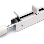 Deurvastzetter voetstift 30x122 mm wit