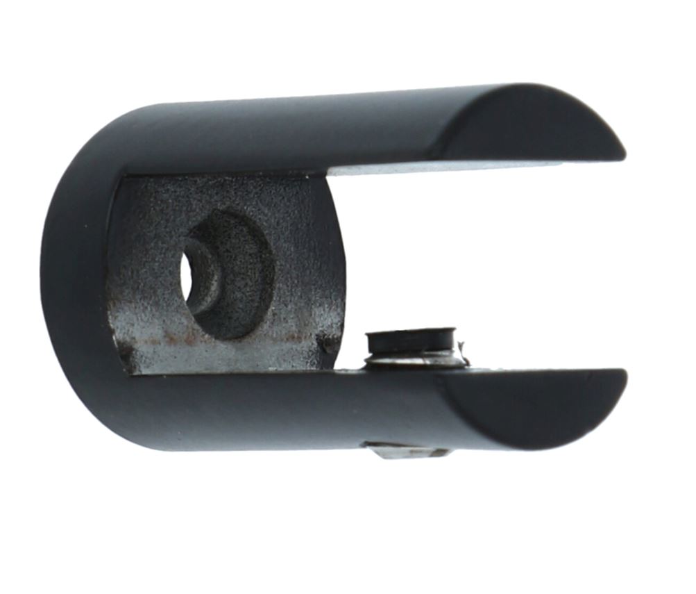 Glasplaatdrager Klein Zwart tot 6 mm