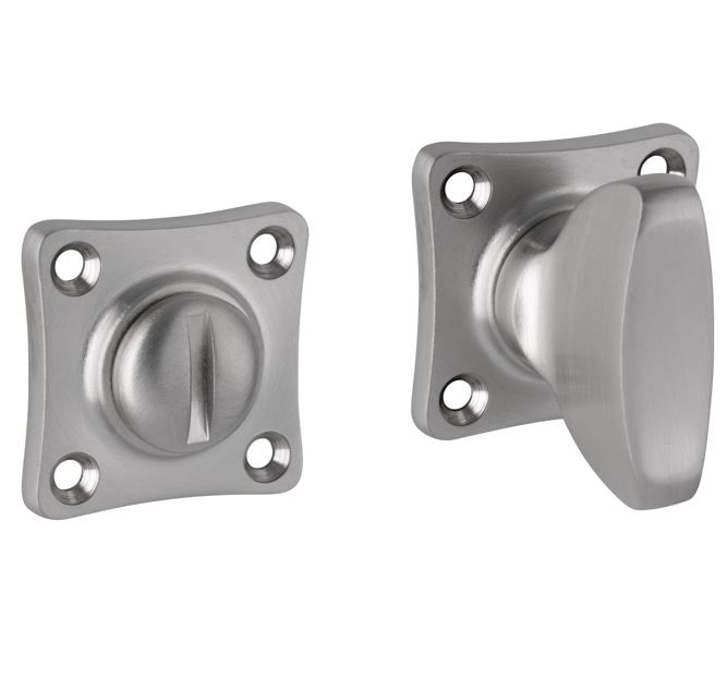 WC-Sluiting 5-8 mm Vierkant mat nikkel ongelakt