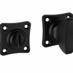 WC-Sluiting 5-8 mm Vierkant mat zwart