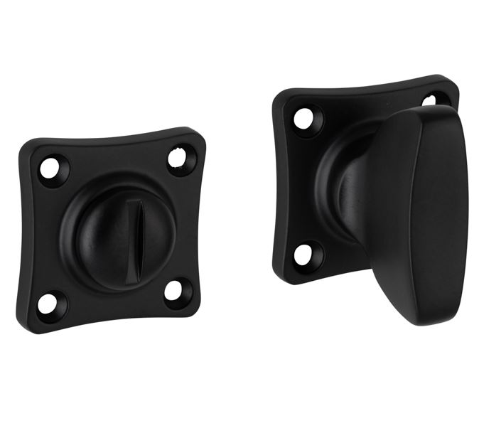 WC-Sluiting 5-8 mm Vierkant mat zwart