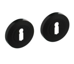 Intersteel sleutelplaatjes verdekt met rillen zwart