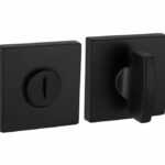 WC-Sluiting 5-8 mm Piatto verdekt mat zwart