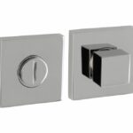 WC-Sluiting 5-8 mm Bauhaus verdekt glans nikkel