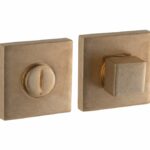 WC-Sluiting 5-8 mm Bauhaus verdekt messing antiek